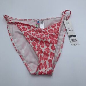 Sundazed Bikini Bottom Women Small Pink Leopard Violet Bottom NWT Animal Print